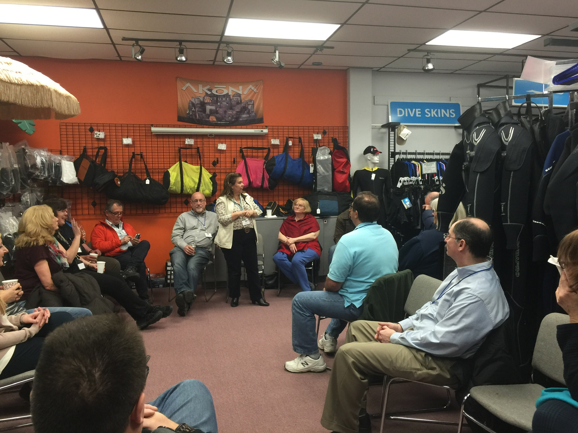 Class in session at the shop